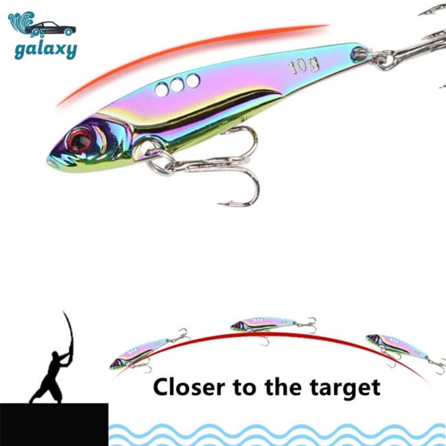 Galaxy Set 5 Mồi Câu Cá Giả 7g10g Nhiều Màu Sắc