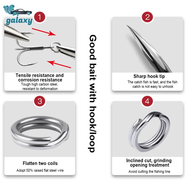 Galaxy Set 5 Mồi Câu Cá Giả 7g10g Nhiều Màu Sắc