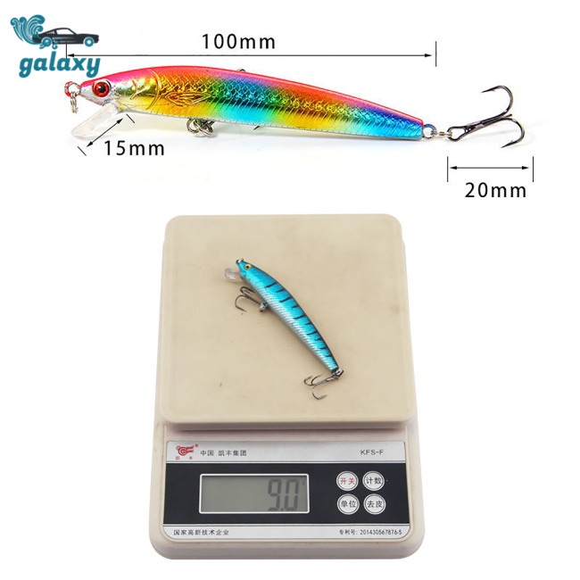 Galaxy Set 5 Mồi Câu Cá Giả 10cm / 8.5g Chuyên Nghiệp