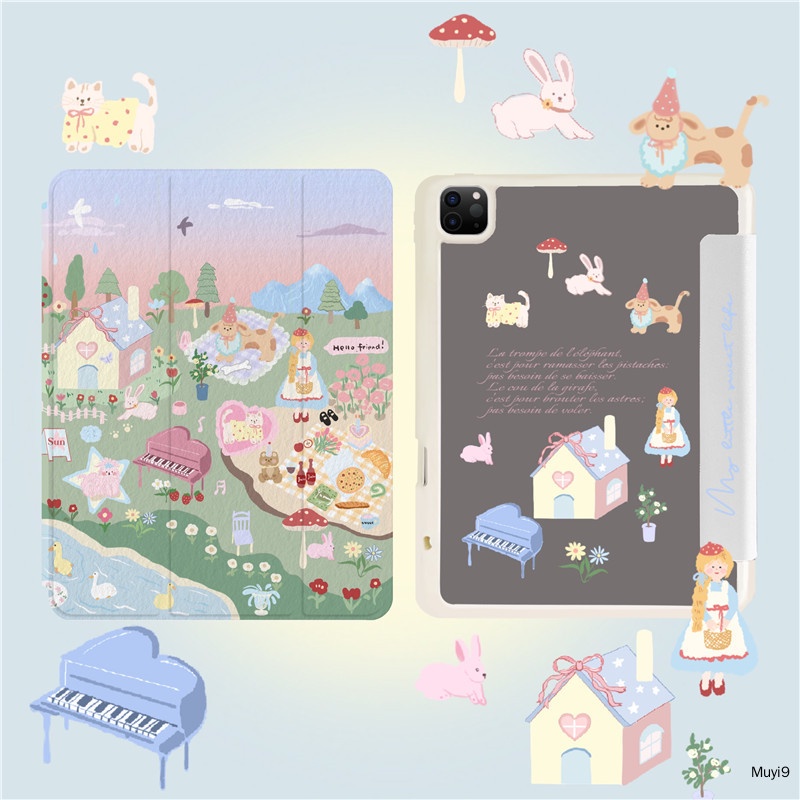 Ốp Máy Tính Bảng Họa Tiết Động Vật Cho Ipad 10.2 / 10.5 10Th Mini 6 Air 2 Air 5 10.9 Pro 11 / Ipad 12.9 Ipad 9Th