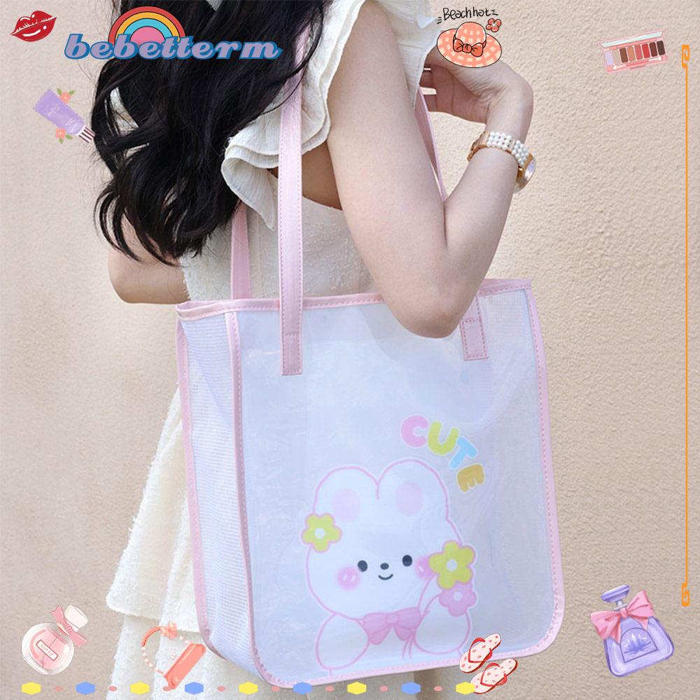 Túi Xách Đeo Vai Trong Suốt Dễ Thương Đa Ứng Dụng