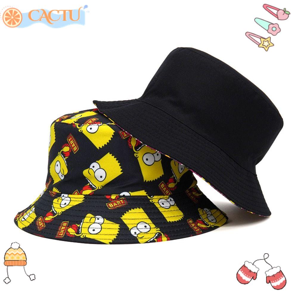 Nón Tai Bèo Hai Mặt Họa Tiết Graffiti Thời Trang Có Thể Gấp Gọn Dùng Khi Đi Cắm Trại