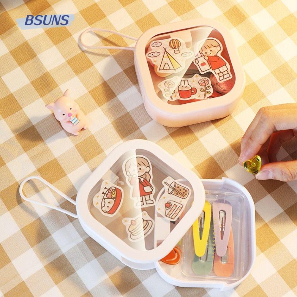 BSUNS Hộp Đựng Trang Sức Hình Vuông Mini