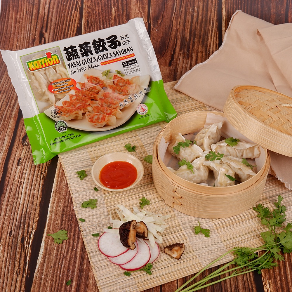 SỦI CẢO KIỂU NHẬT NHÂN RAU CỦ KARRION - YASAI GYOZA 192G/ 12 CÁI