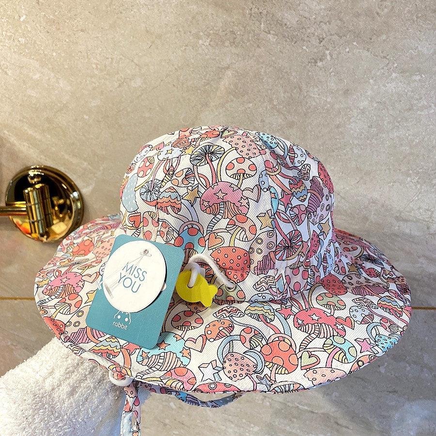 Nón Tai Bèo Chống Nắng Họa Tiết Hoa Dễ Thương Cho Bé Gái