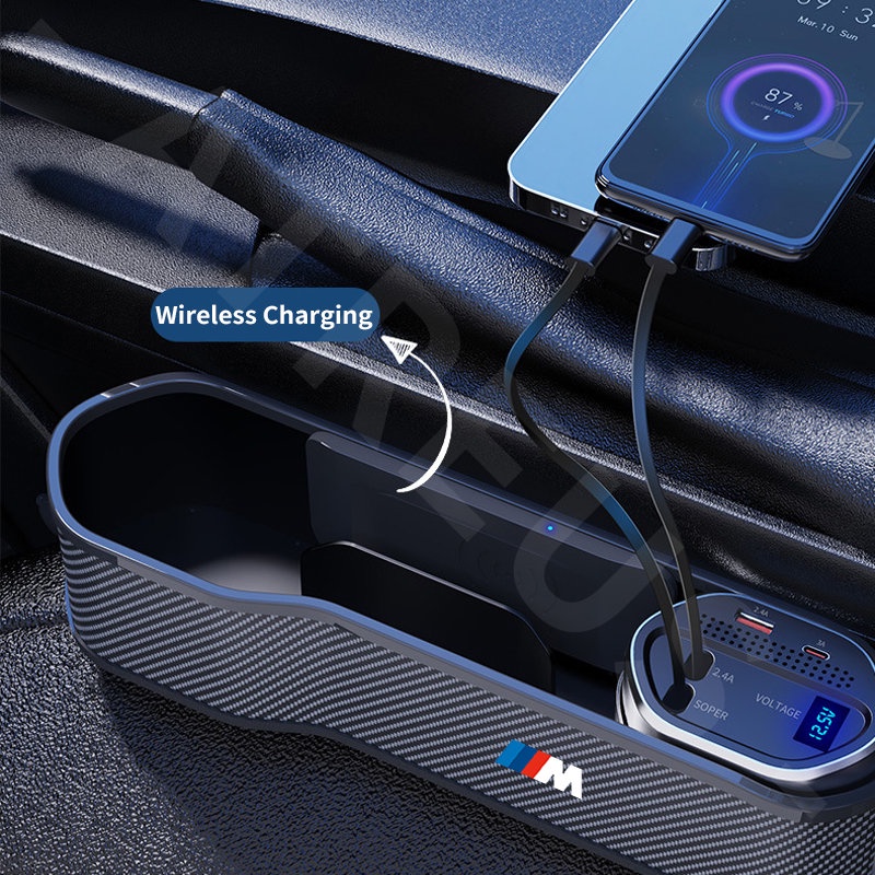 Túi Đựng Đồ Gắn Khe Hở Ghế Ngồi Xe Hơi BMW E36 E46 E30 E90 F10 F30 E39 E60 X1 E84 F48 F25 X3 E83 X5 F15