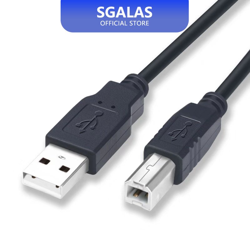 Dây Cáp USB 2.0 Tốc Độ Cao Dài 1m 1.5m Chuyên Dụng Cho Máy In Canon Brother Samsung Hp Epson