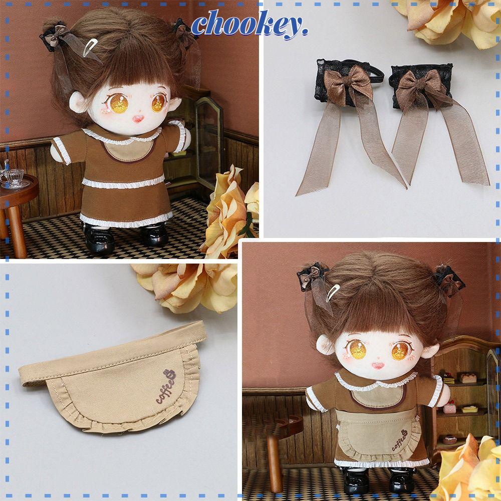CHOOKEY Bộ Trang Phục Cotton Dành Cho Búp Bê 20cm