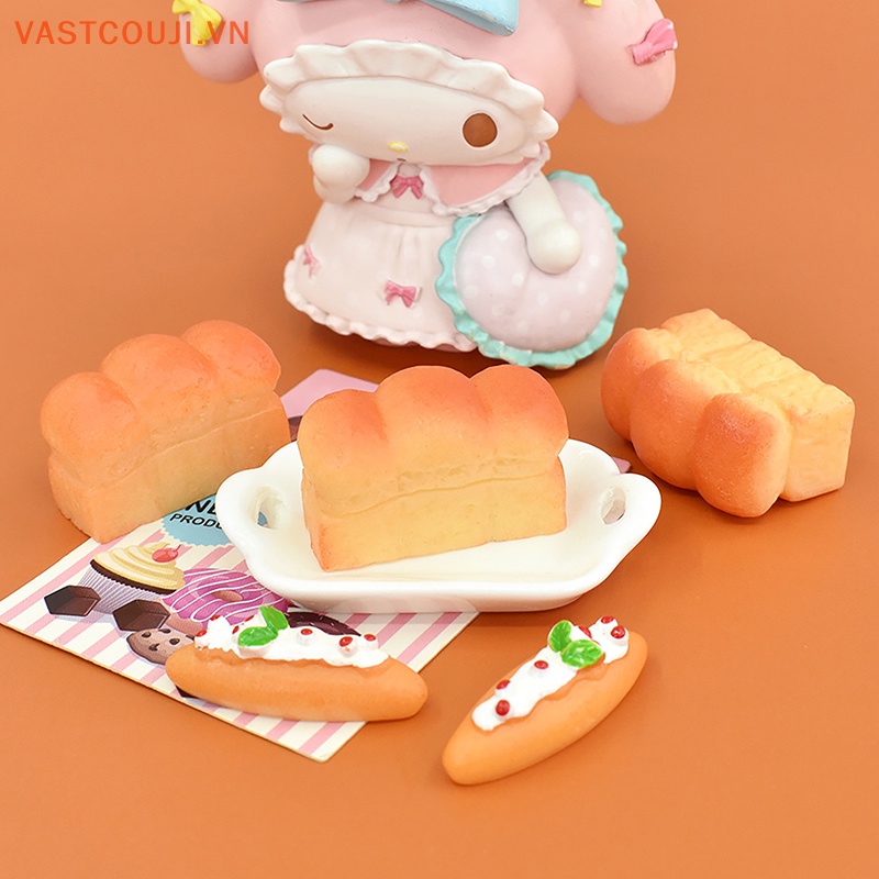 Mô Hình Bánh Mì VASTJI Cỡ Lớn Bằng Nhựa Độc Đáo Trang Trí Nhà Búp Bê DIY