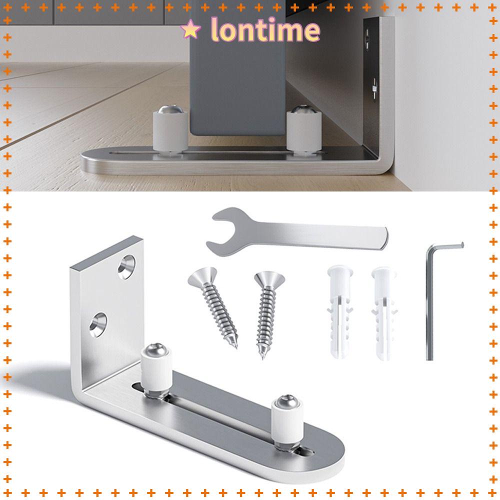 LONTIME Dụng Cụ Chặn Cửa Trượt Bằng Thép Không Gỉ Dễ Lắp Đặt