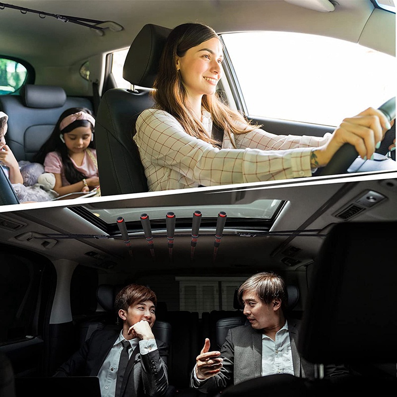 Set 4 Dây Đai Nylon Giữ Cần Câu Cá Trên Nóc Xe Hơi Có Thể Điều Chỉnh