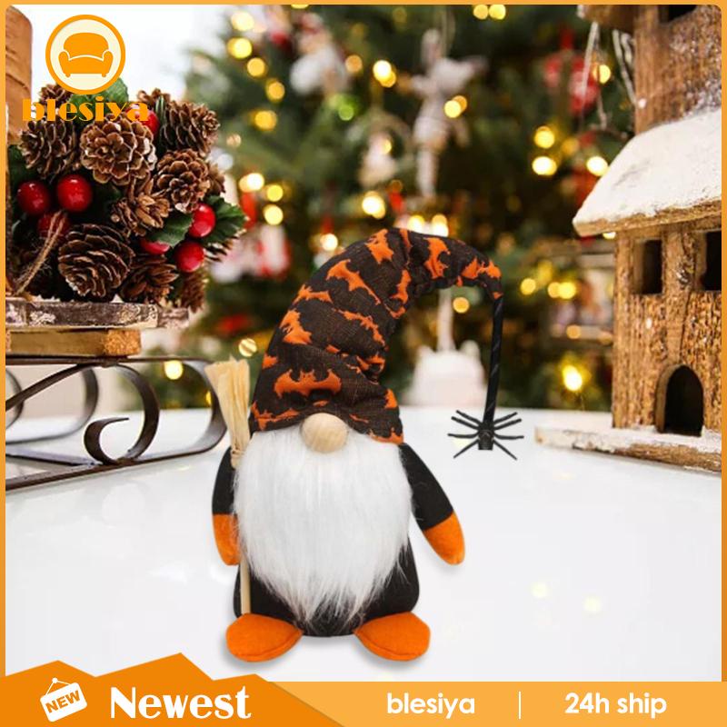 [Blesiya] Khay Đựng Đồ Handmade Gnomes Nhồi Bông Đáng Yêu Trang Trí Halloween