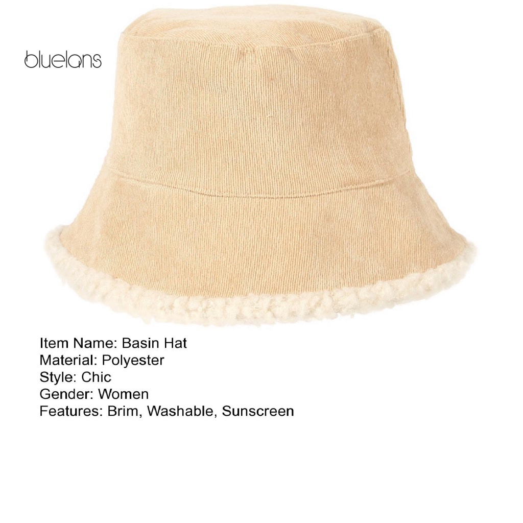 Nón Tai Bèo Hai Mặt Bằng Vải Lông Cừu Dày Dặn Giữ Ấm Màu Trơn Có Thể Giặt Rửa Một Kích Thước Cho Nữ