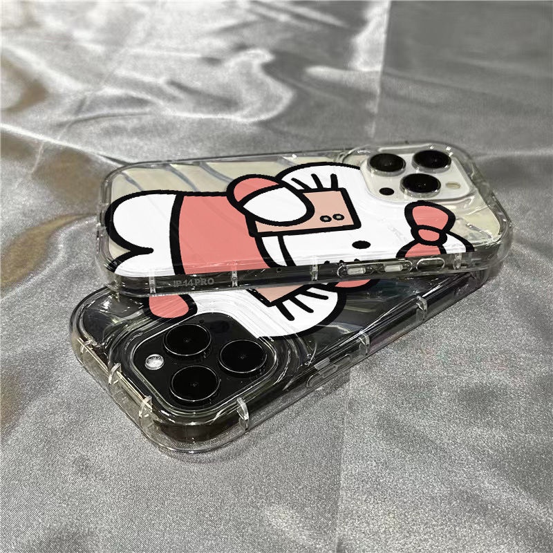 Ốp Lưng Trong SuốT HìNh Con MèO Cho Iphone14Promaxxr 7 / 8 1312 11 / GKYS