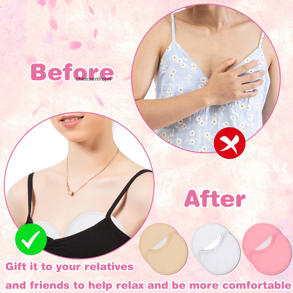 Bộ 6 Miếng Đệm Ngực Thầu Dầu Hữu Cơ Có Thể Giặt Và Tái Sử Dụng Để Mát Xa Thư Giãn