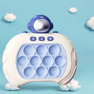 GEESO Quick Push Game Console Pop It Game Machine Educational Toys Children's Focus Training Whack-A-Mole New Decompression Puzzle Game Machine
