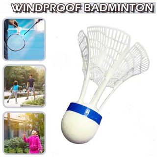 3PCS Badminton Windproof Outdoor Shuttlecocks for Training Badminton A