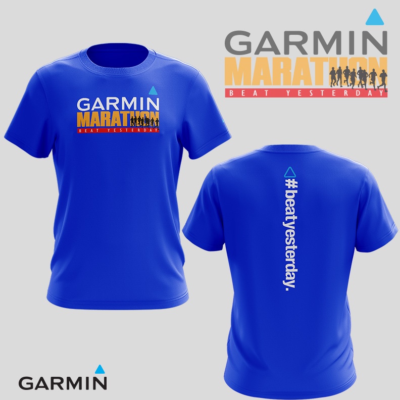 Áo Thun Chạy Bộ Ngoài Trời GARMIN MARATHON