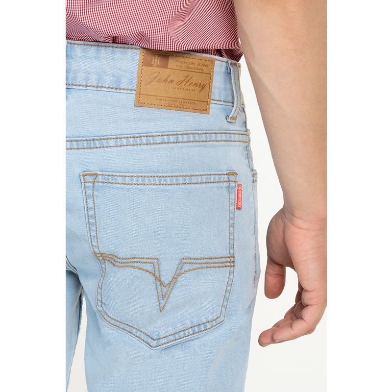 Quần Jeans nam form ôm , thời thượng, trẻ trung, chất liệu cao cấp John Henry - JN23SS07-SL