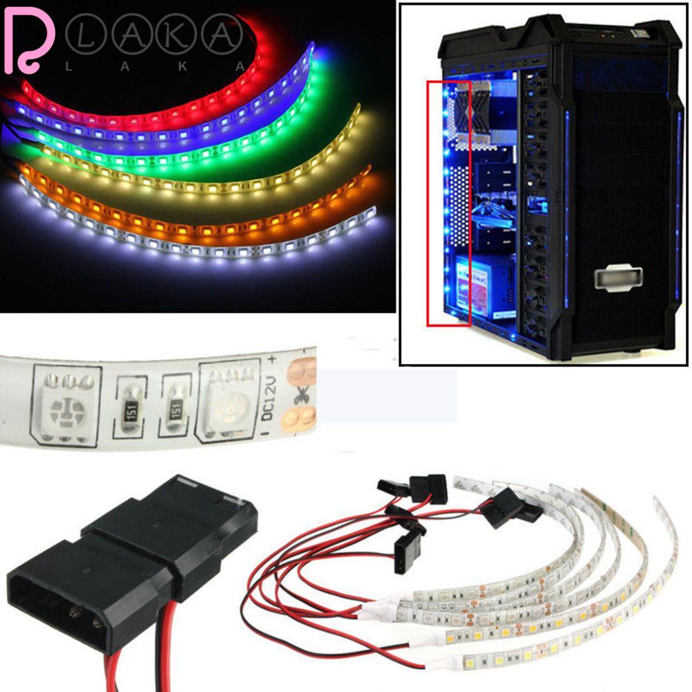 LAKAMIER Dây Đèn LED 18 Bóng DC 12V 30cm Ánh Sáng Trắng / Đỏ / Vàng / Xanh Dương / Xanh Lá