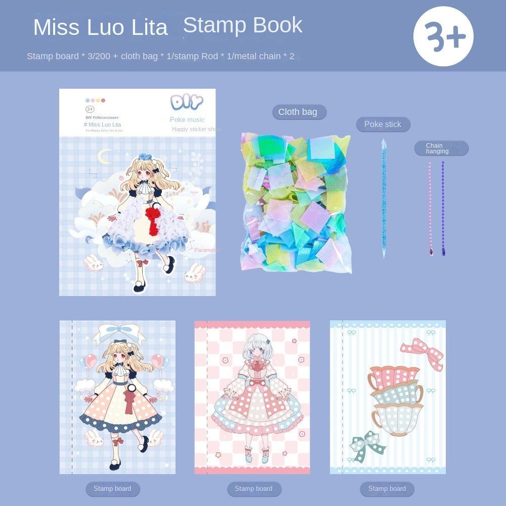 BERNARDO Sticker Dán Tranh Vẽ Bằng Tay Hình Thỏ / Gấu Vui Nhộn DIY