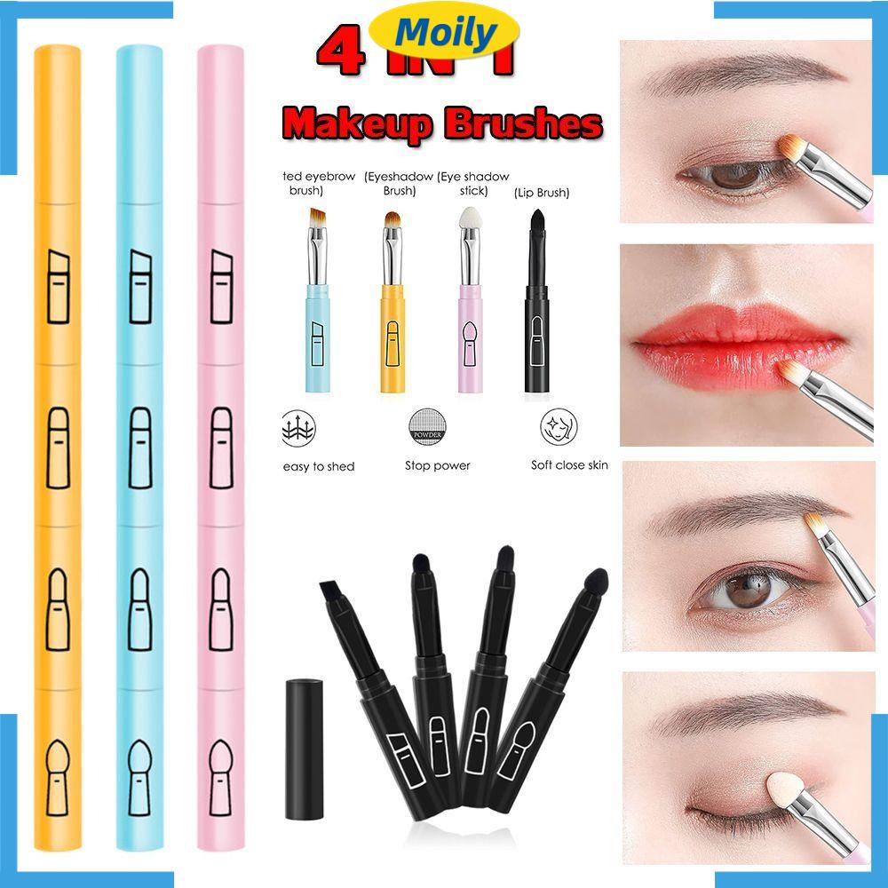 Set 3 Cọ Trang Điểm Bằng Nhựa Bền Đa Năng Có Thể Tháo Rời