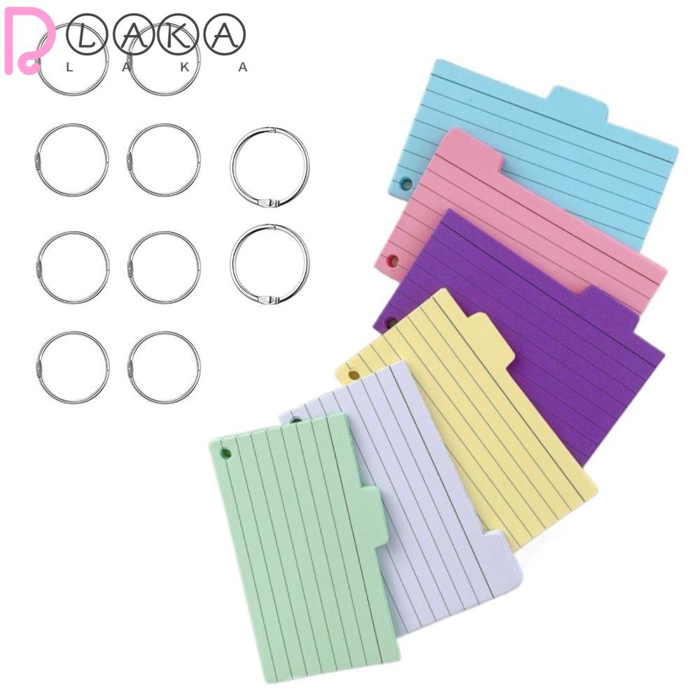 Thẻ Ghi Chú Màu Trơn Kèm 10 Vòng Nhẫn Dành Cho Người Lớn