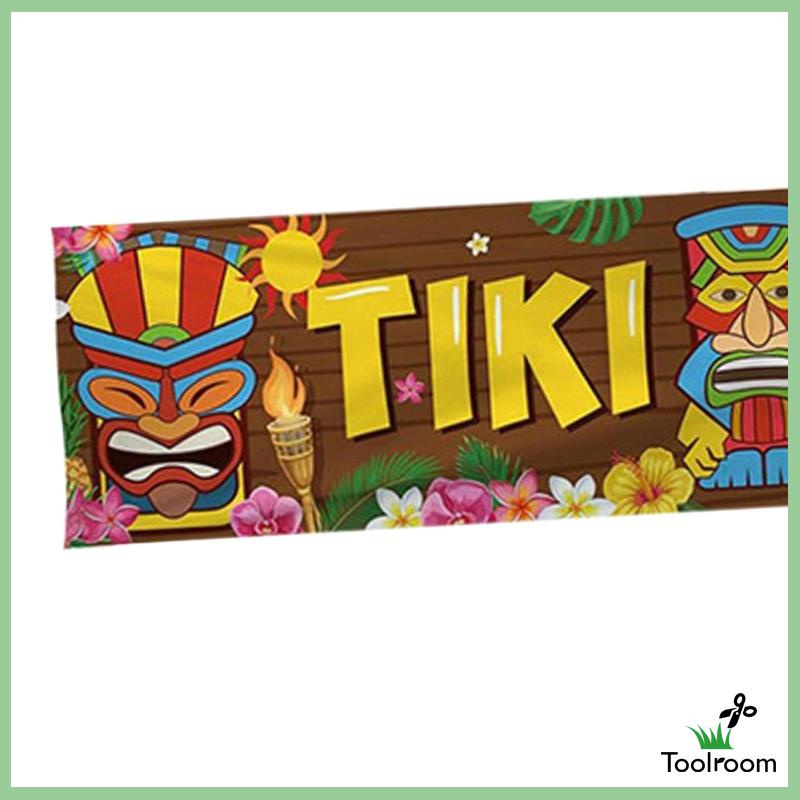 Băng Rôn Chào Mừng Phong Cách Hawaiian Trang Trí Cửa Tiệc Hồ Bơi Mùa Hè