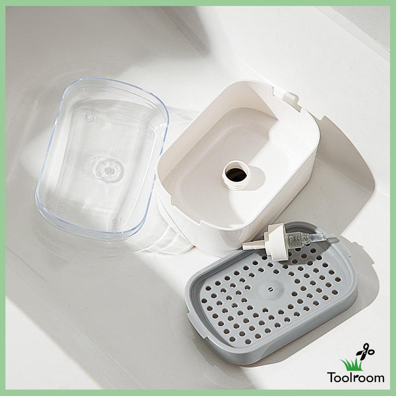 Bình Đựng Xà Phòng Dạng Lỏng Dung Tích 100ml Có Giá Đỡ Tiện Dụng Cho Phòng Tắm / Nhà Bếp