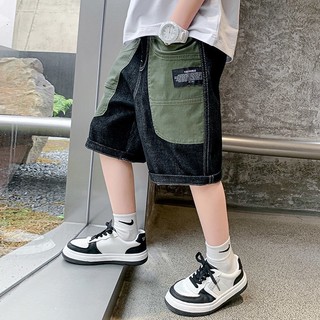 Quần Short denim Mỏng Thời Trang Công Sở Mới Cho Bé Trai