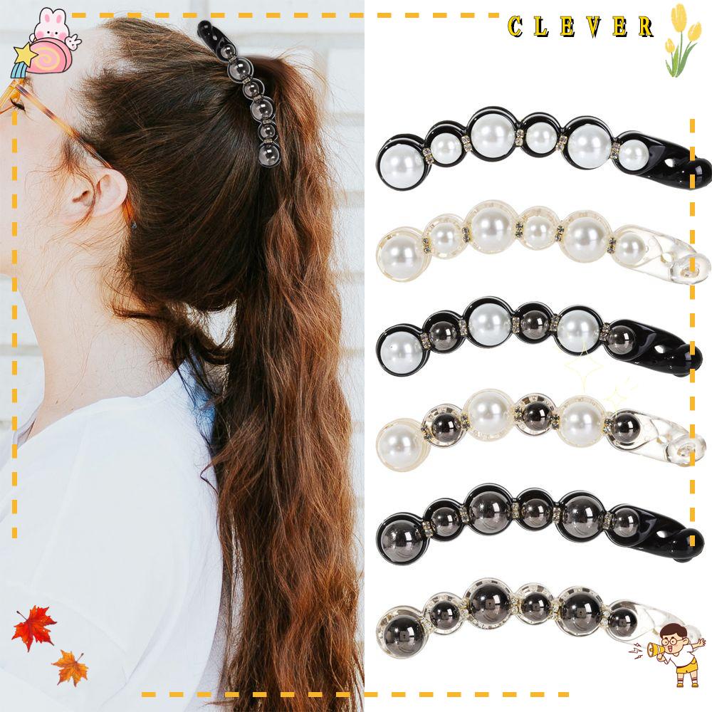 CLEVER Kẹp TóC ĐíNh Kim Cương Giả LấP LáNh ThờI Trang Cho Nữ