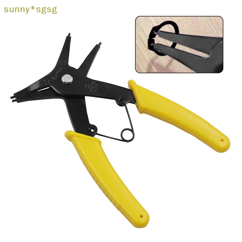 Sunny * SGSG đa chức năng 2-in-1 DIY Snap mùa xuân Vòng circlip loại bỏ Cài Đặt Bộ công cụ plier mới