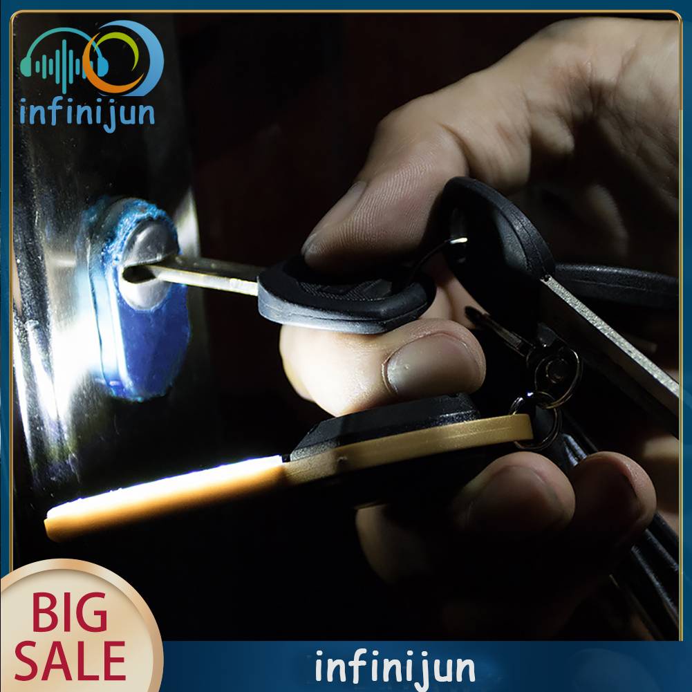 Móc Khóa Đèn Pin LED COB Mini Hình Chìa Khóa