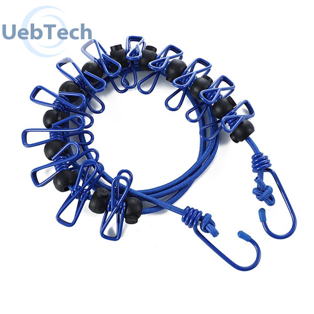 Dây Phơi Quần Áo Kèm 12 Kẹp Chống Trượt