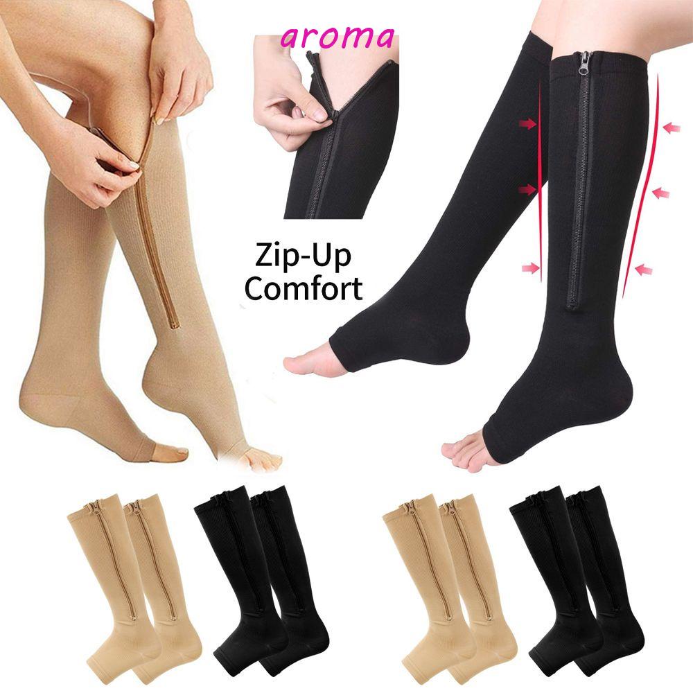 AROMA Vớ Thể Thao Chuyên Nghiệp Có Khóa Kéo Dành Cho Nữ