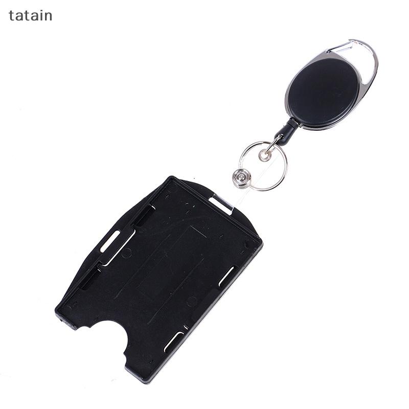 Set 2 Túi Đựng Thẻ ID Kèm Móc Khóa Dây Rút Tiện Dụng