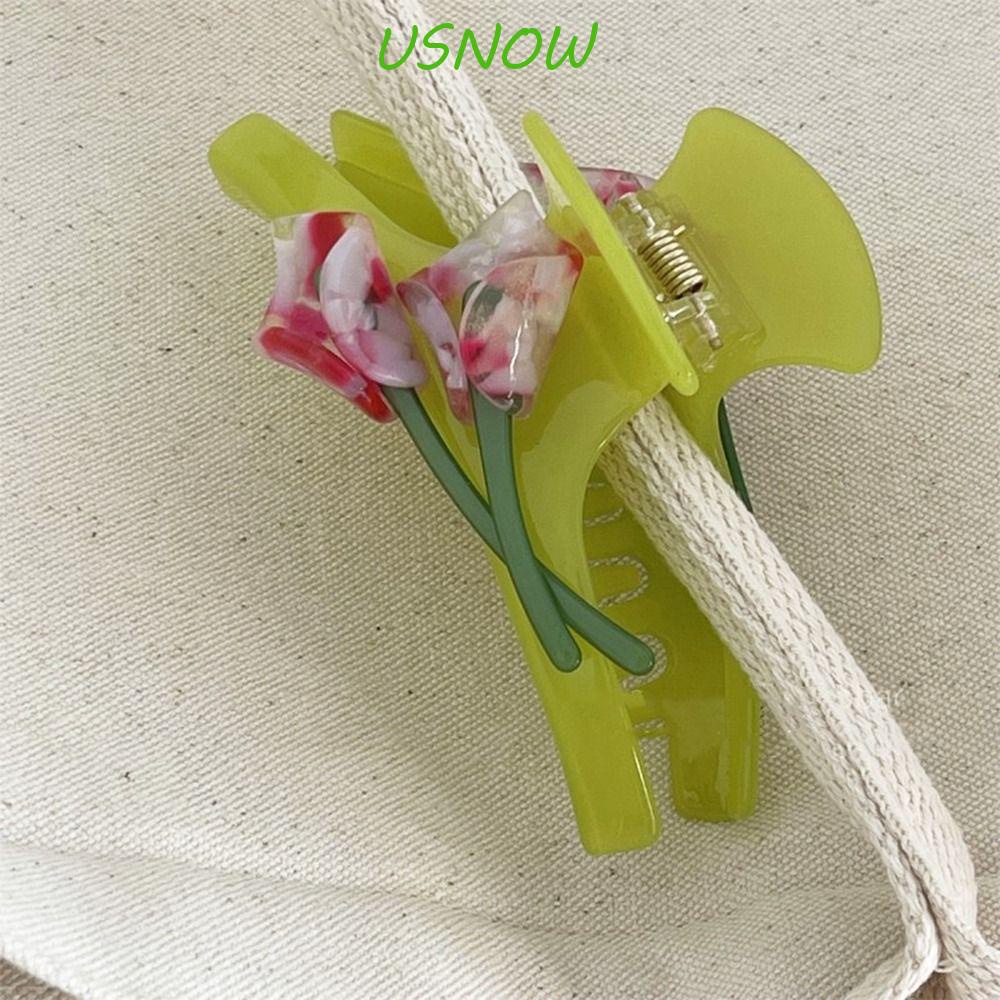 Kẹp Tóc Hình Hoa / Cá Mập Calla / Acetic Acid Dễ Thương Xinh Xắn Cho Nữ