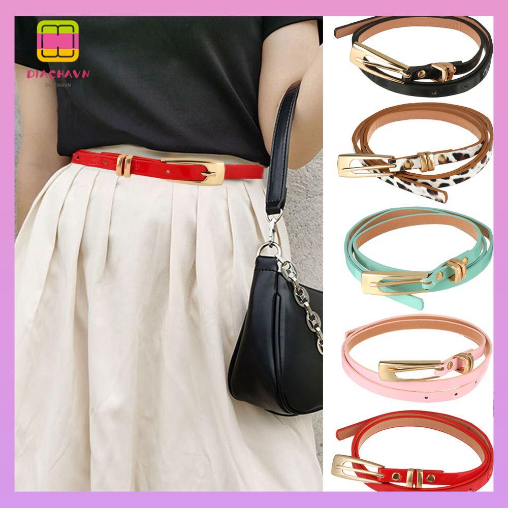 DIACHAVN Thắt Lưng Bản Nhỏ Phong Cách Vintage