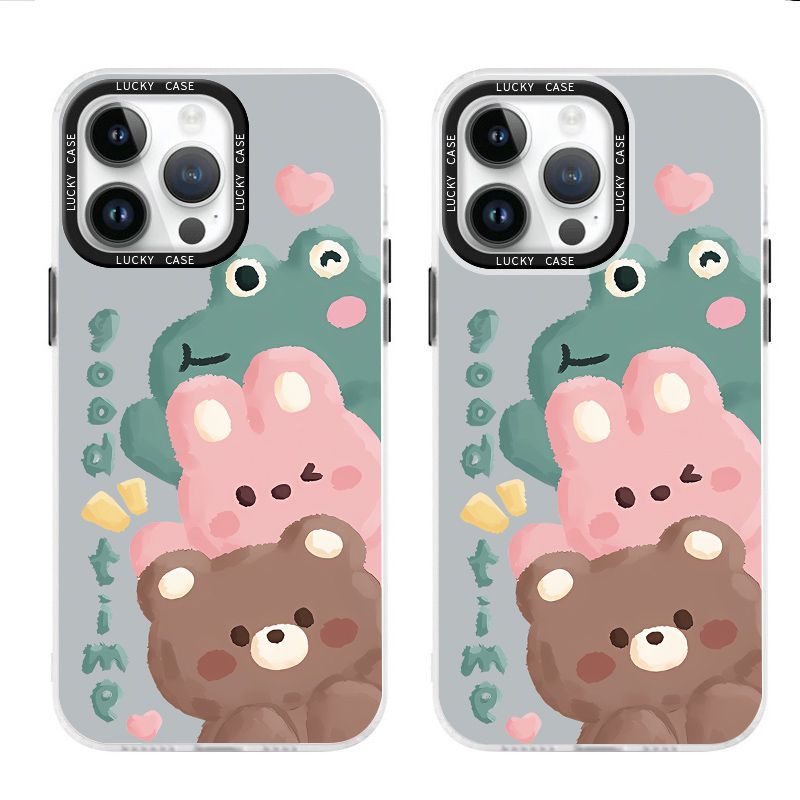 Ốp Điện Thoại Imd In Hình Động Vật Màu Laser Cho Iphonexr128Plus 1314