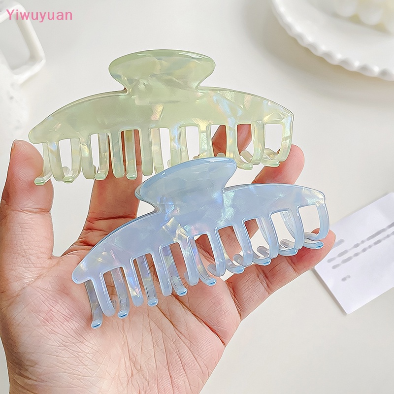 Kẹp Tóc Móng Vuốt Hình Học Màu Sắc Lãng Mạn Cho Nữ