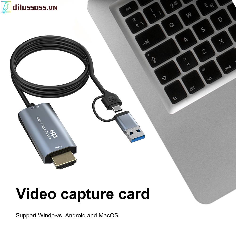 Thẻ Ghi Hình Video Cổng USB Loại C Cho PC / Máy Tính