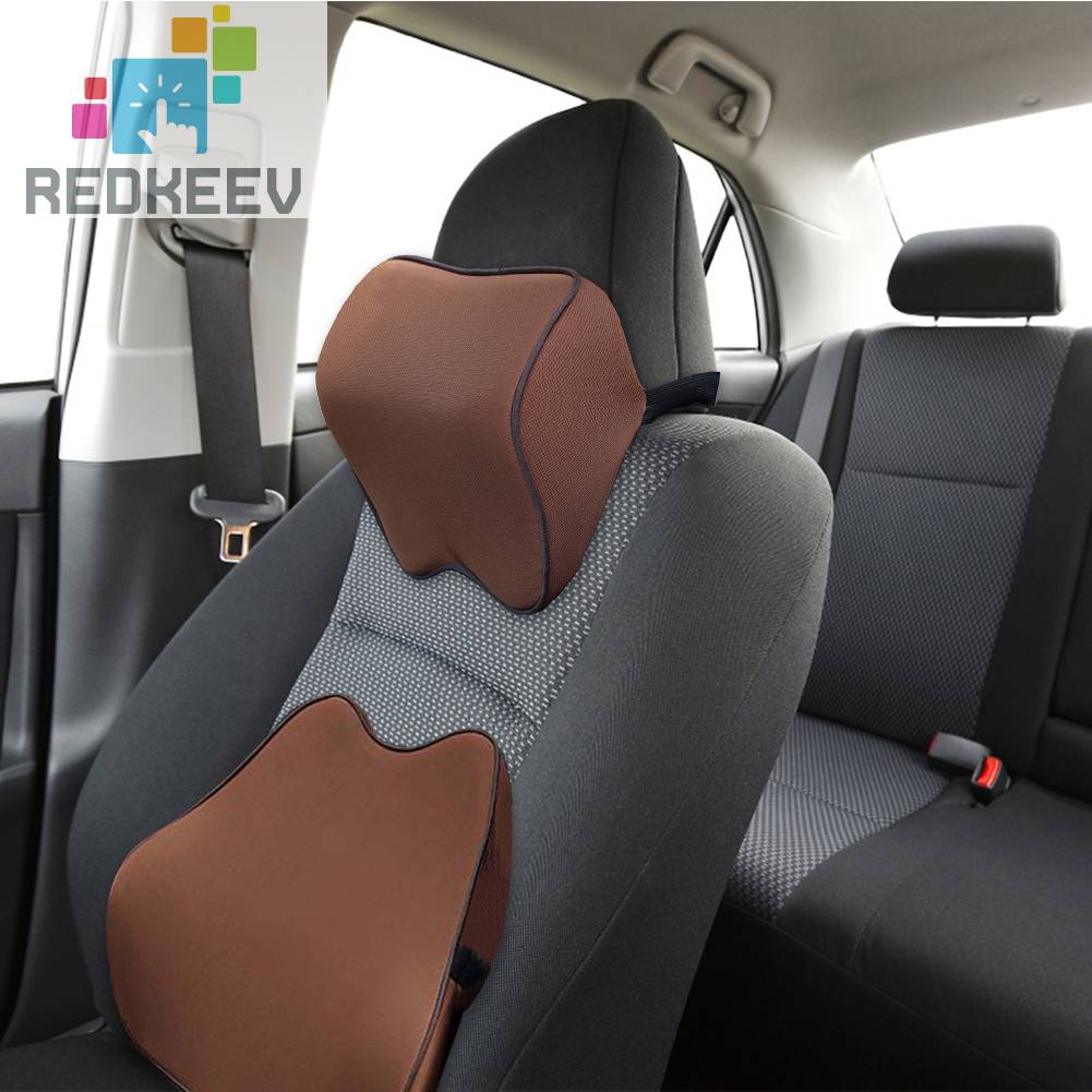 Set 2 Gối Tựa Lưng Êm Ái Thoải Mái Cho Xe Hơi