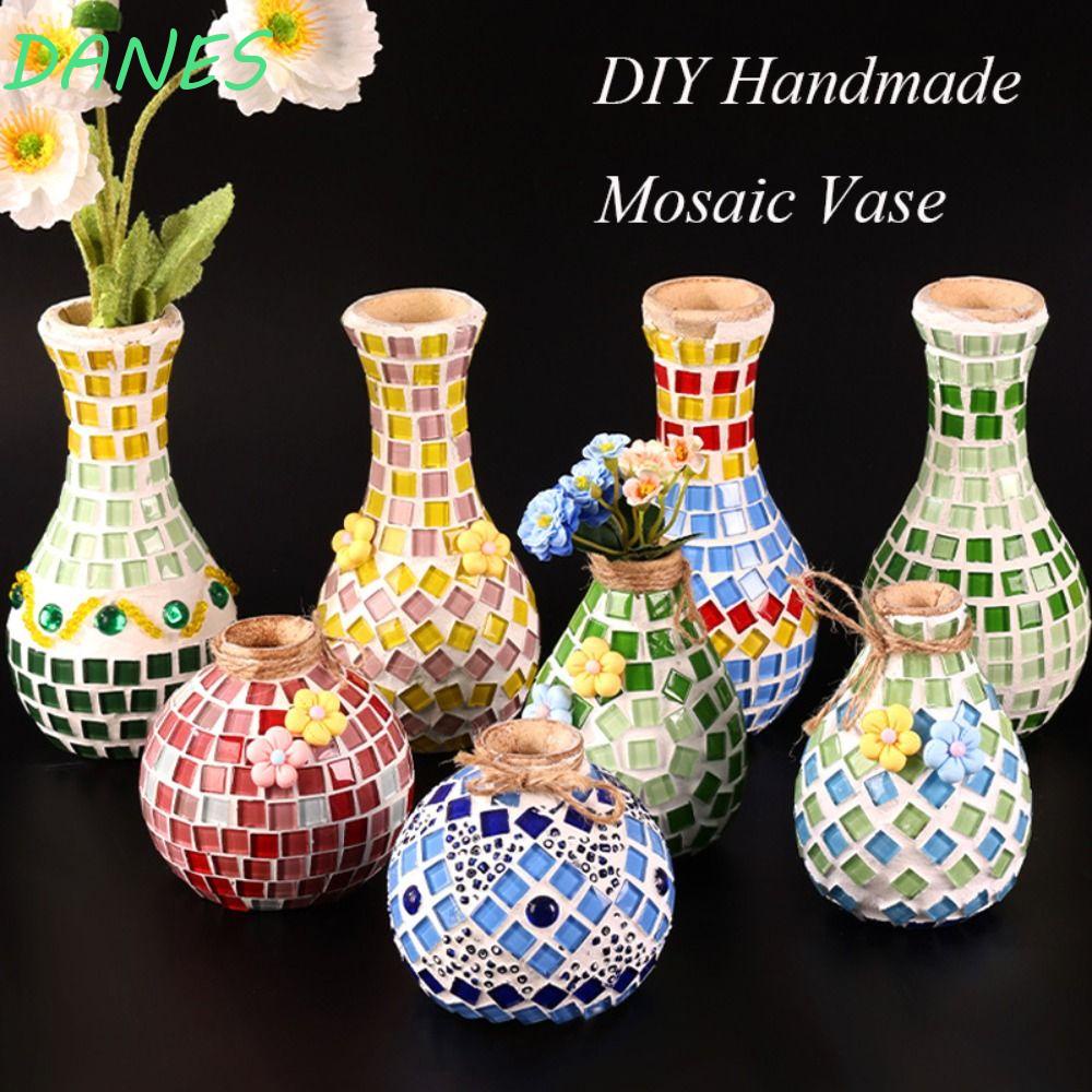 Miếng Dán Bình Hoa Họa Tiết Mosaic Nghệ Thuật DIY Thân Thiện Với Môi Trường Trang Trí Nội Thất