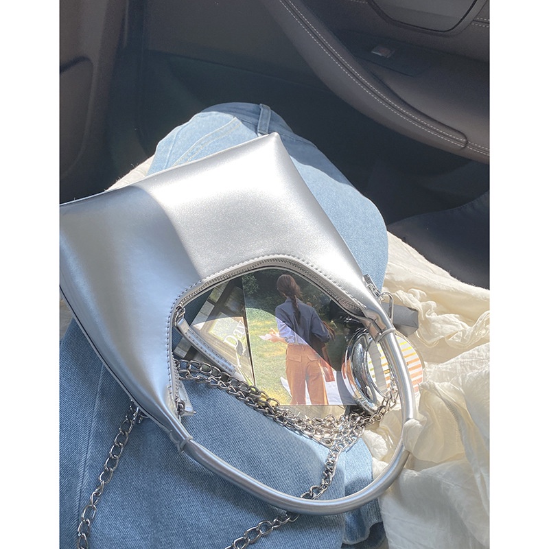 Túi Đeo Chéo Dây Xích Đơn Pháp niche Chất Lượng Cao Hàng Mới