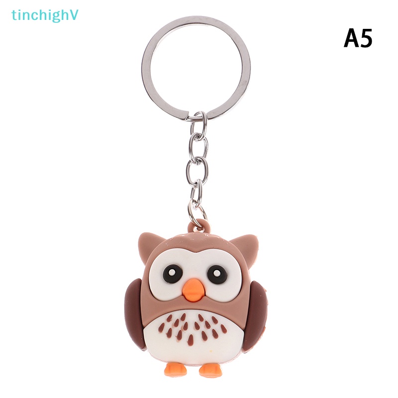 [TinchighV] 1 Móc Khóa Hình Cú Mèo Dễ Thương Sáng Tạo DIY