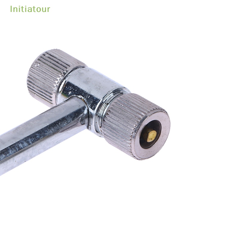 Vòi Bơm Hơi Hai Đầu Hình Chữ T Bằng Kim Loại 15CM Chuyên Dụng Cho Lốp Xe Hơi / Xe Máy