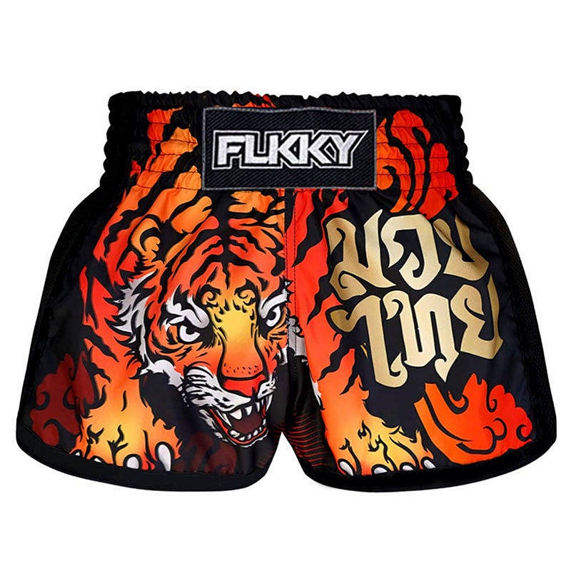 Flkky Muay Thai Shorts Comprehensive Fighting Suit Sanda Fight Training Competition Adult Boxing Shorts New High Waist Boxing Shorts Sports shorts boxer shorts