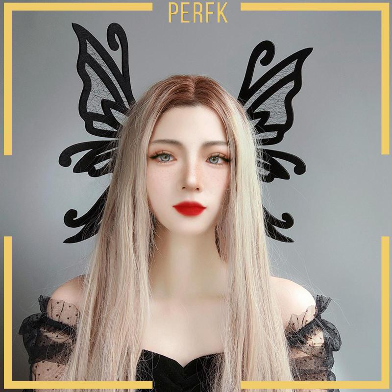 Kẹp Tóc Hình Bướm Phong Cách Gothic