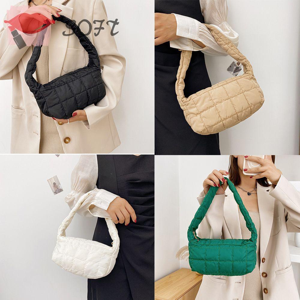 SOFTNESS Túi Xách Đệm Nylon Cotton Thời Trang Nữ