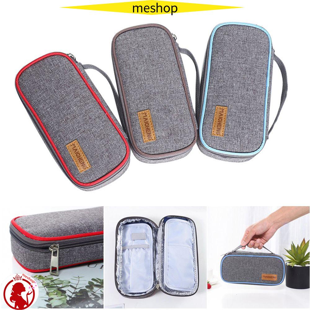 ME Insulin Túi Làm Mát Thuốc Diabetic Bằng Vải Oxford Cách Nhiệt Nhỏ Gọn Kèm Gel Medicla Cho Nhà Ở